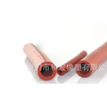 廠家供應口徑25mm 雙層加線硅膠編織管 耐高溫硅橡膠編織膠管