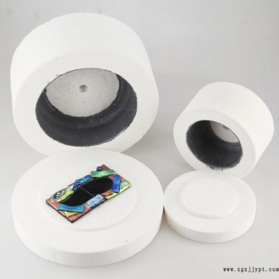 曼德1707006-4-2DIY工具 500克裝綠色六瓣花圖案 熱熔琉璃切塊eva夾膠爐花瓣圖案微波窯爐專業加工