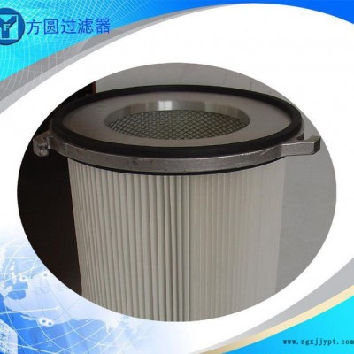 高效PTFE/PES聚酯覆膜長纖維除塵濾芯  螺紋壓蓋除塵濾