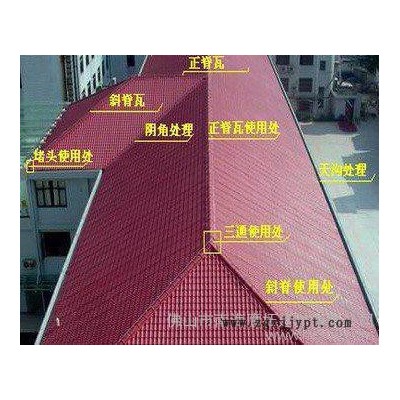 供應塑鋼瓦 合成樹脂瓦 平改坡工程專用瓦 防腐廠房瓦 ASA合成樹脂瓦屋頂瓦琉璃別墅瓦 小區洋房防腐蝕波紋塑料瓦