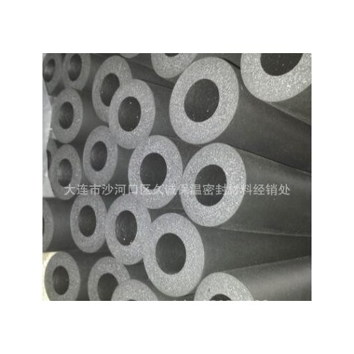 批發華美橡塑保溫材料 太陽能閥門管道保溫管橡塑保溫管