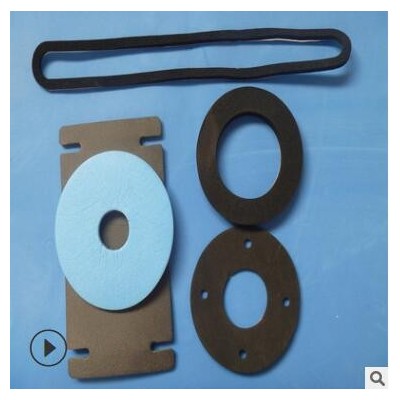 工廠供應黑色CR氯丁橡膠墊片 防塵阻燃沖壓成型