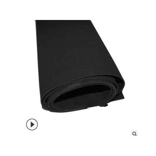 廠家供應50mm黑色CR氯丁橡膠阻燃耐撕拉配電機密封橡膠