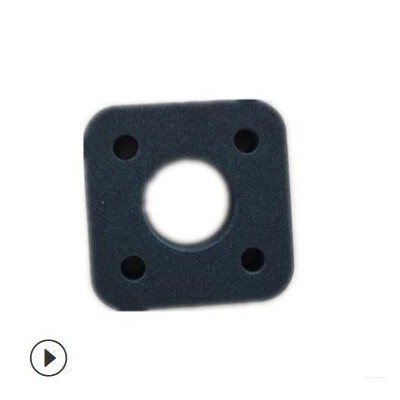 供應黑色耐磨橡膠海綿氯丁橡膠CR橡膠密封墊片