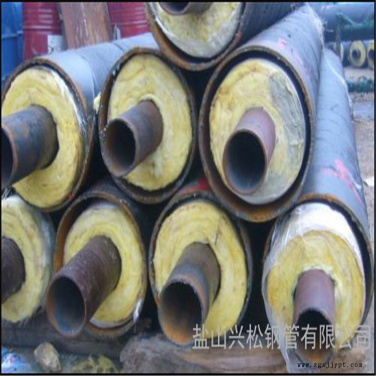 甘肅高密度聚直埋保溫管  預制直埋保溫管興松管道