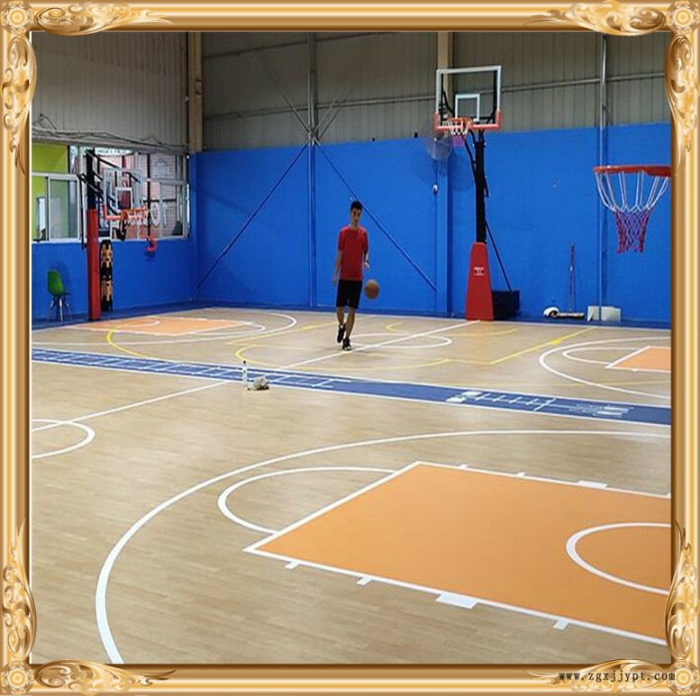 施工鋪設廠家 室內外PVC運動地膠 圖案定制地膠