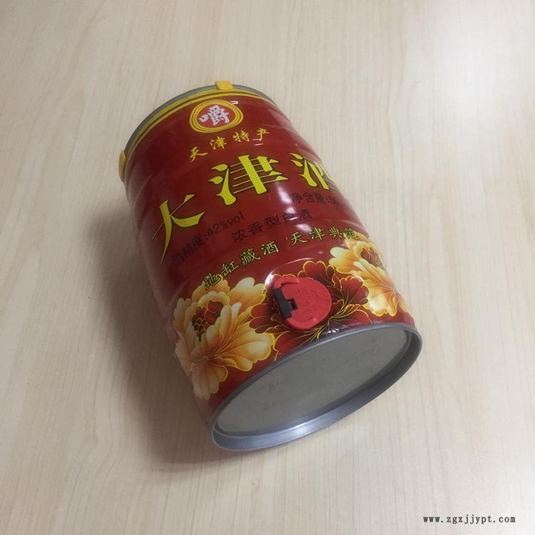 小款白酒桶 外觀精致馬口鐵白酒桶廠家設計定做 質量保證示例圖1