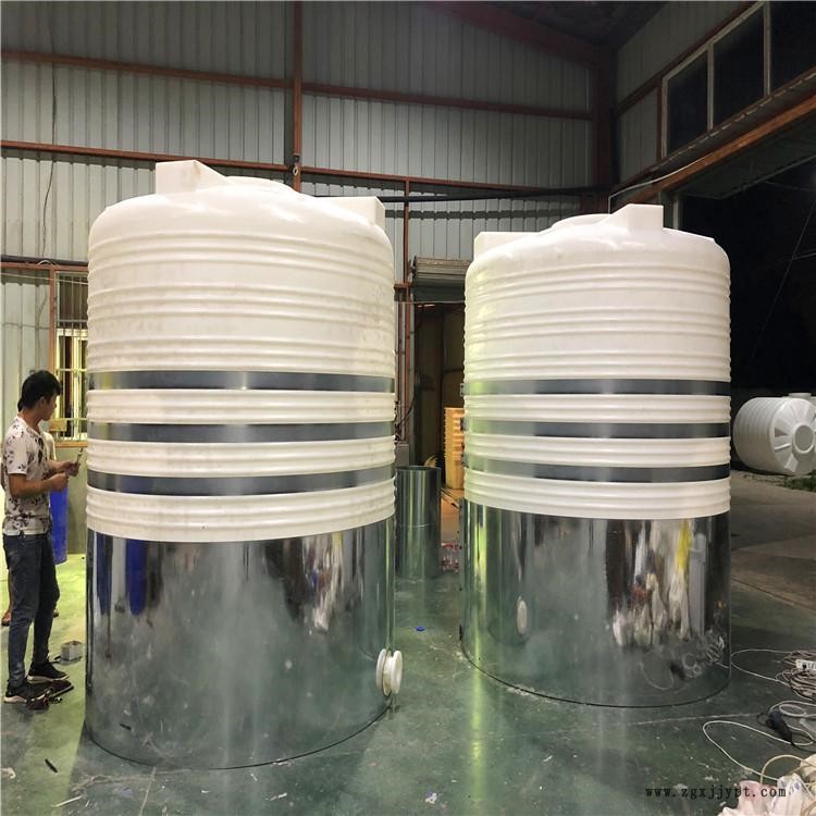 甬誠滾塑 5噸二次容器 10方殺菌劑塑料容器 冷卻水系統配套化工容器