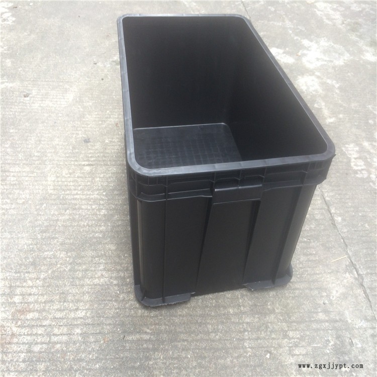 610*420*315防靜電塑料膠框 深圳防靜電周轉箱膠箱防靜電周轉筐示例圖3