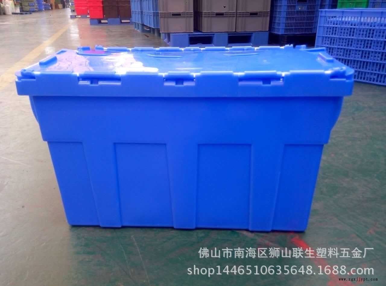 佛山聯生塑料4#儲物箱 物流專用斜插箱 廠家直銷 量大批發示例圖2