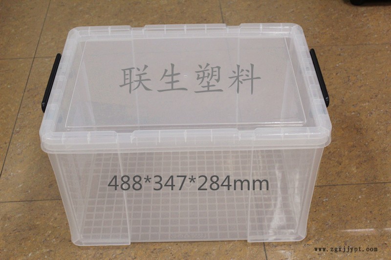 廠家直供高透明塑料儲物箱 收納箱 全新料整理箱 批發采購儲物箱示例圖5