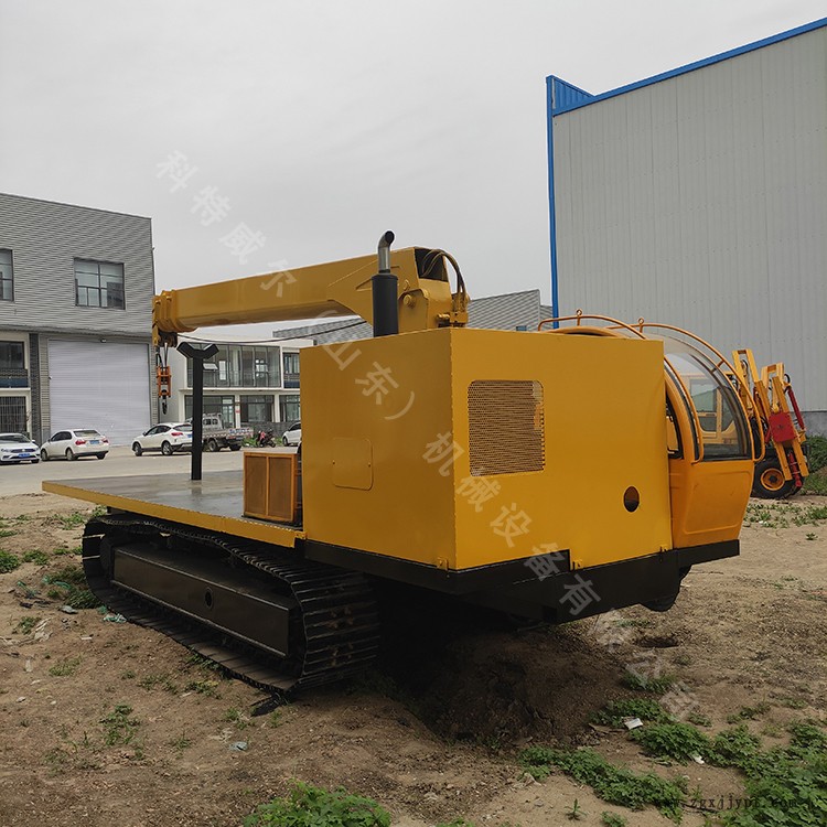 科特威爾機械橡膠履帶平板吊 泥濘地區履帶平板吊廠家定制