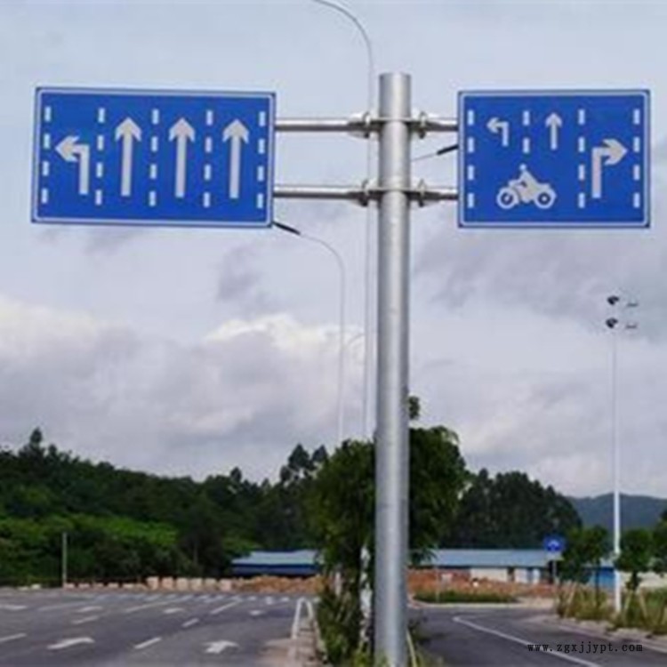 景區標志桿 紅白指示桿 反光標志牌 祥路加工定制各種型號