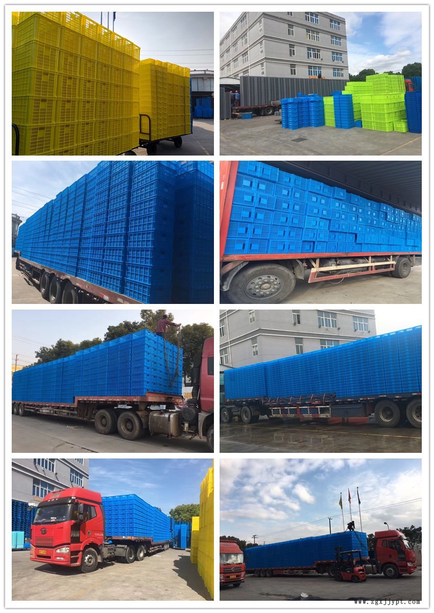 生產銷售 山東物豪塑料周轉筐 小型專業塑料周轉筐450*320*235示例圖3