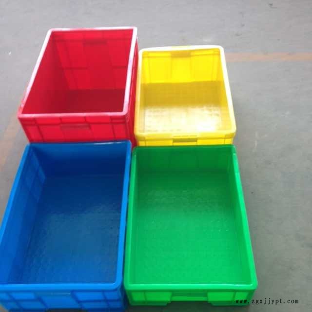 塑料周轉箱 塑料錯位筐批發 可套周轉箱 方形塑料箱示例圖4