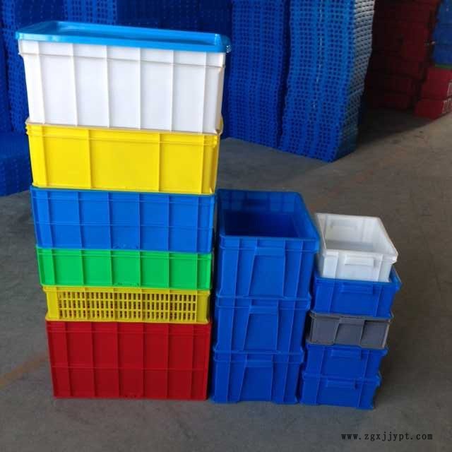 塑料周轉箱 塑料錯位筐批發 可套周轉箱 方形塑料箱示例圖5