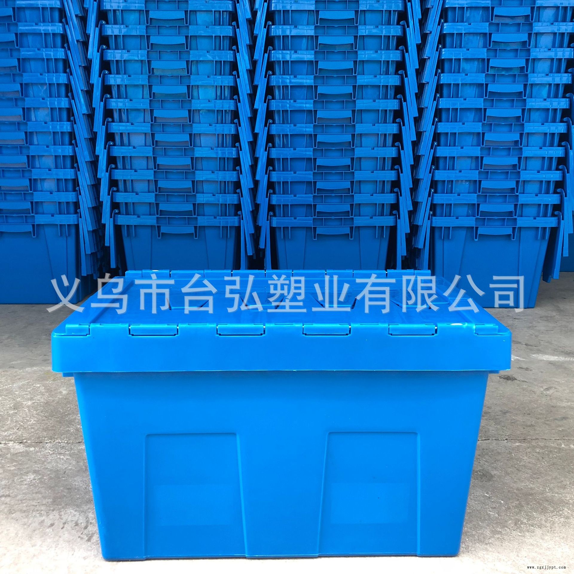 斜插箱  塑料箱 供應 上海 北京 深圳 廣州 寧波 帶蓋塑料箱示例圖2