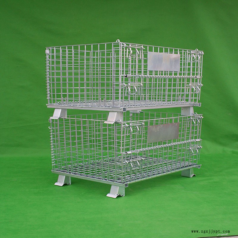 寧波倉儲籠廠家批發零售，同諾貨架廠家供應 紹興折疊式倉儲籠，寧波美固籠，倉庫籠，折疊式鍍鋅蝴蝶籠示例圖8