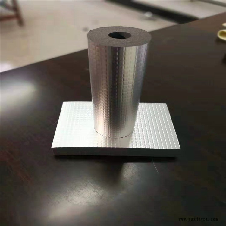 鼎諾 廠家直銷 鋁箔橡塑管 橡塑保溫管 B2級橡塑海綿管