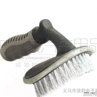 汽車(chē)輪胎刷 洗車(chē)清潔用品 軟手柄弧形刷車(chē)工具 地毯刷 洗車(chē)刷
