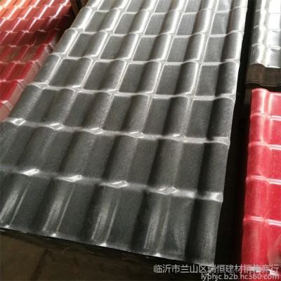 連云連島板橋徐圩朝陽合成樹脂瓦批發市政工程pvc瓦ASA仿古瓦塑料一體瓦