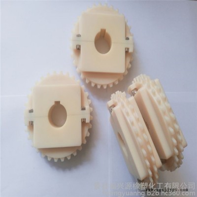 河北福興源橡塑**定制尼龍制品  注塑尼龍輪  耐磨尼龍輪  MC含油尼龍齒輪模數齒輪 鏈輪