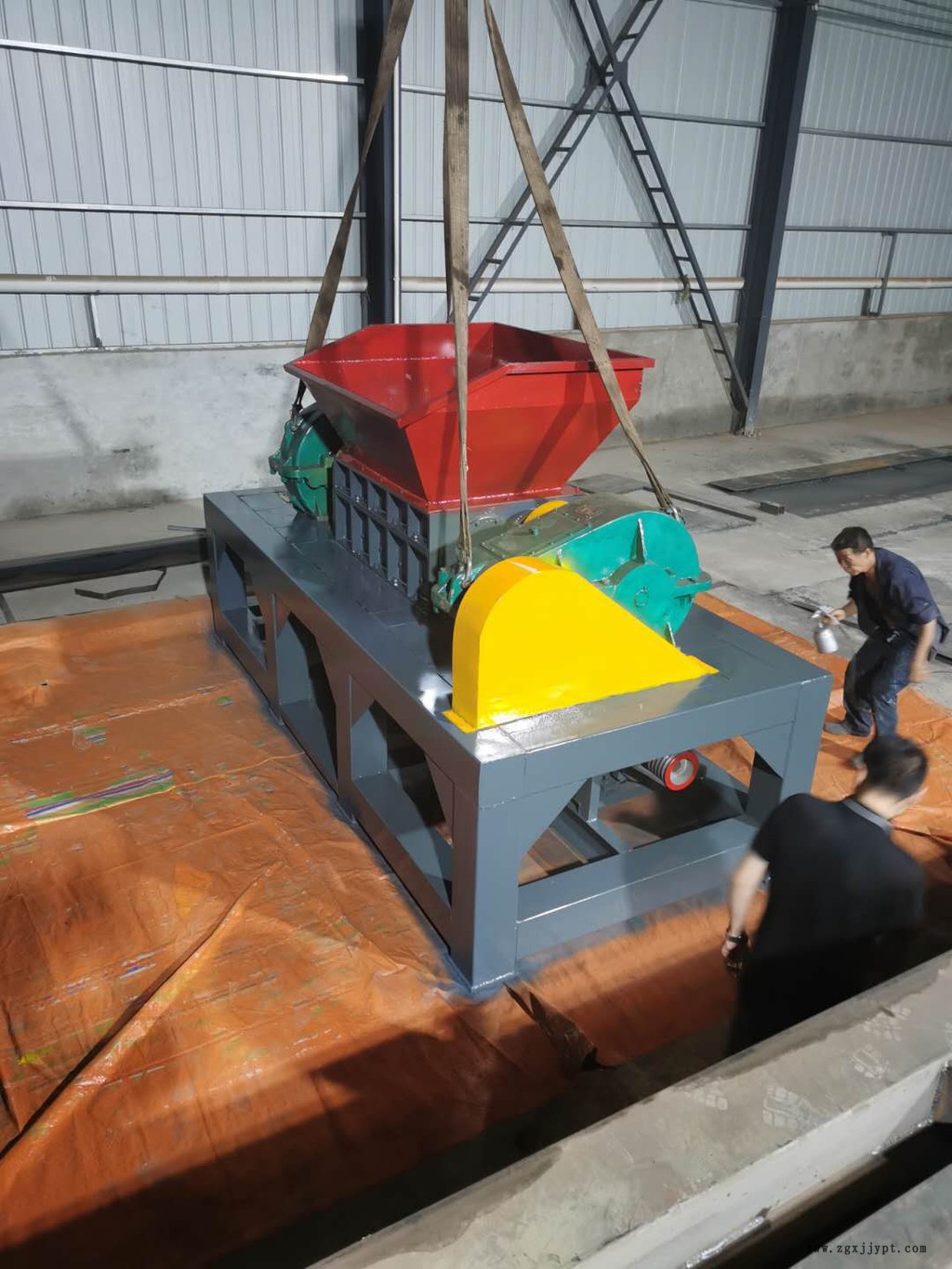 大型金屬撕碎機廢舊輪胎撕碎機汽車撕碎機固廢撕碎機