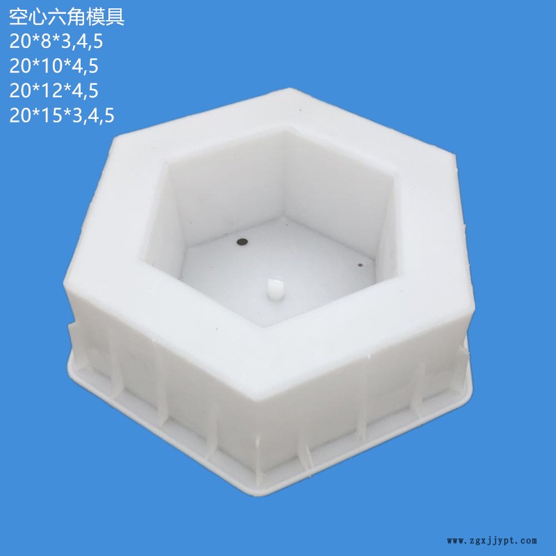 六角護坡磚塑料模具 混凝土六棱塊塑料模具 六邊形護坡磚塑料模具示例圖4