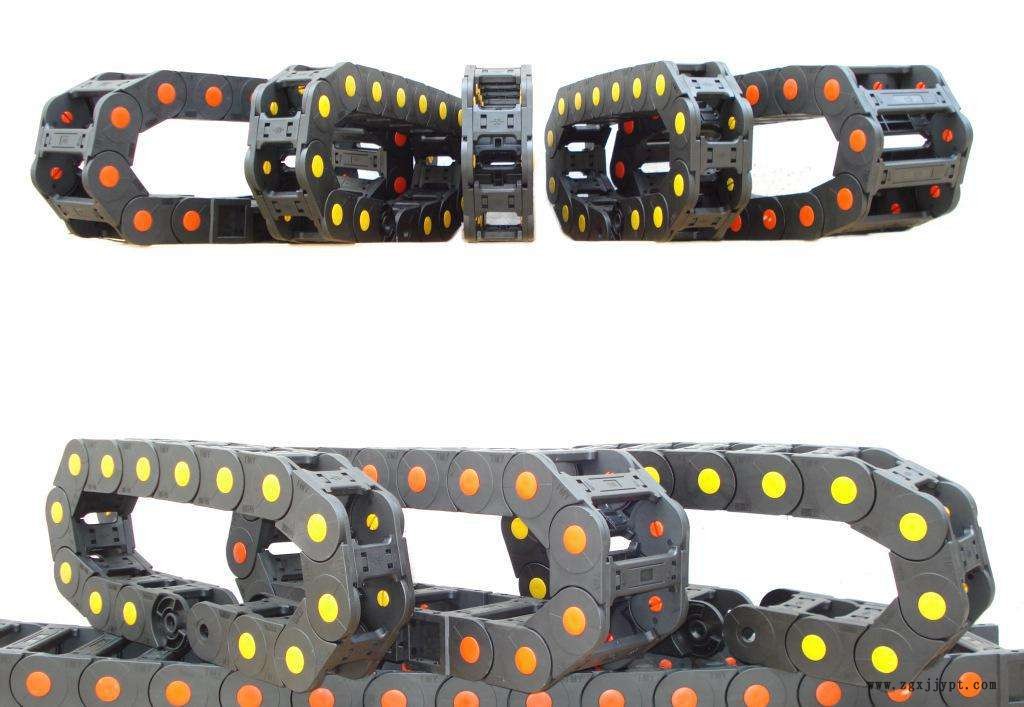 杭州 機(jī)械手塑料拖鏈 機(jī)床耐磨塑料拖鏈 塑料坦克鏈 塑料穿線拖鏈 直銷示例圖1