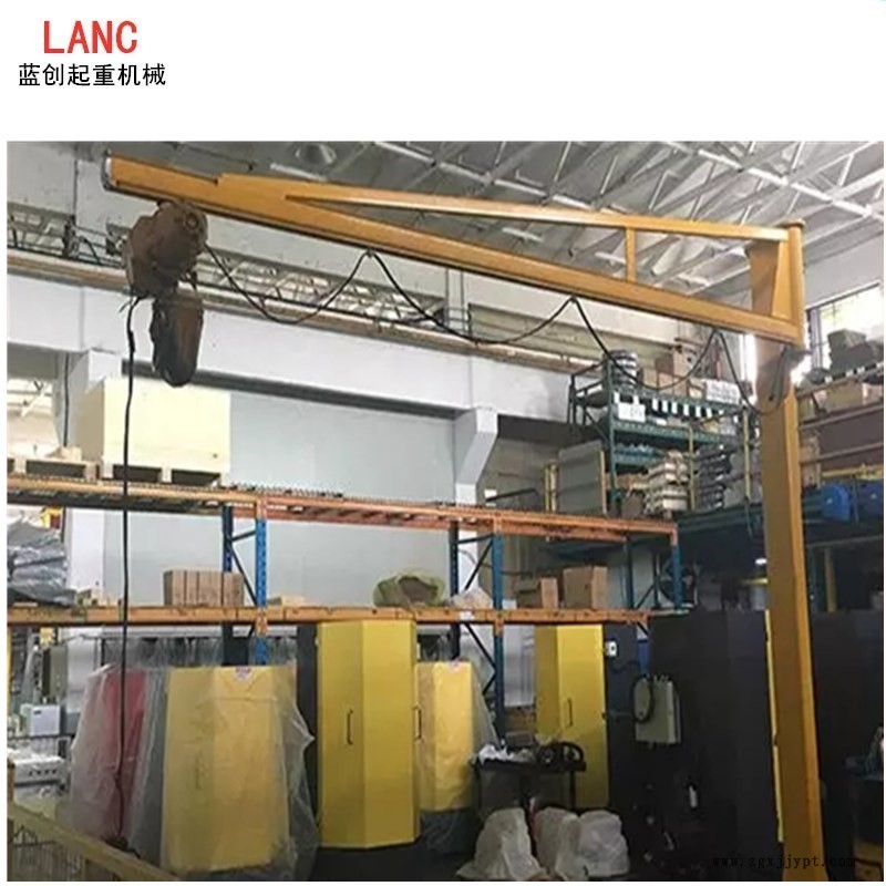 廠家直銷可定制2t電動定柱式懸臂吊無線遙控輕小型單臂吊機室內吊裝搬運獨臂吊示例圖4